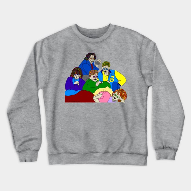 Breakfast Club Ragdolls Crewneck Sweatshirt by Sashibala